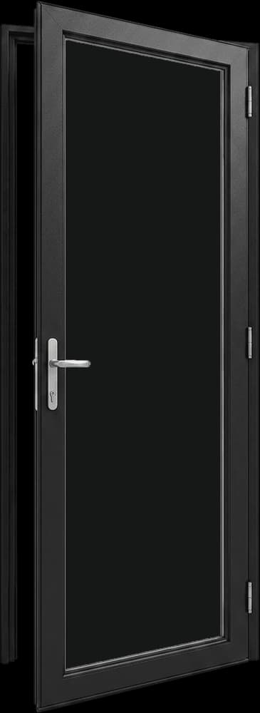 Pintu Swing Polos — finishing Hitam